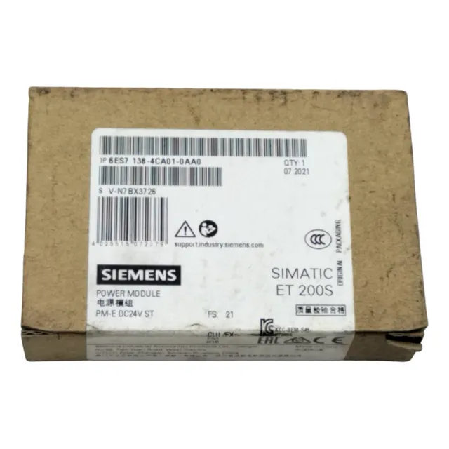 Siemens Módulo De Potencia Simatic  6es7 138-4ca01-0aa0