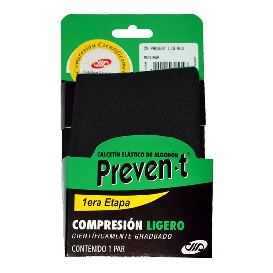3 Calcetin Calceta De Compresión Suave 16-18mm/hg Unisex