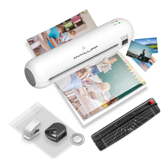 Laminadora Plastificadora Documento Térmica Kit Completo