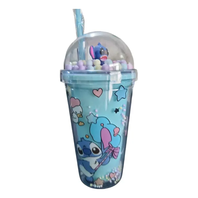 Vaso De Acrílico Con Pitillo