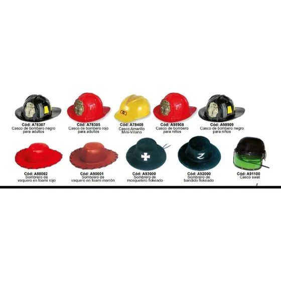 Sombreros Accesorios  X Docena Nuevos Fiestas Disfraces