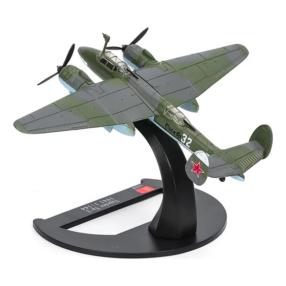Modelo Avion 1 144 Soviet Tupolev Tu-2 Sovipt Bomber Alta