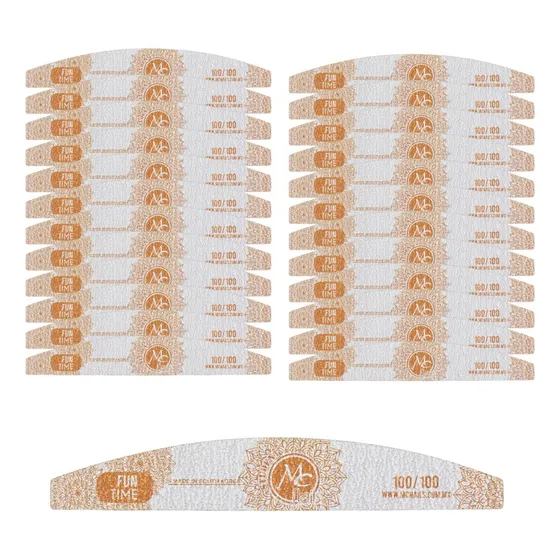 25 Limas Para Uñas Manicure Y Pedicure 100/100, Mc Nails