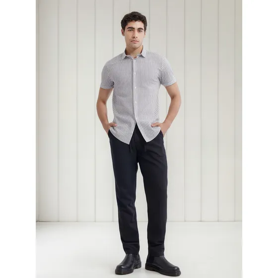 Pantalon Hombre Seven   Negro Viscosa 45070944-9909