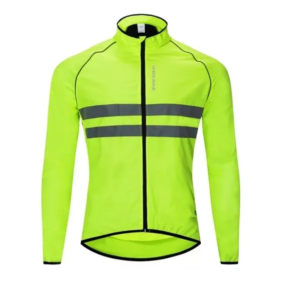 Casaca Cortaviento Reflectiva Wosawe Ciclismo