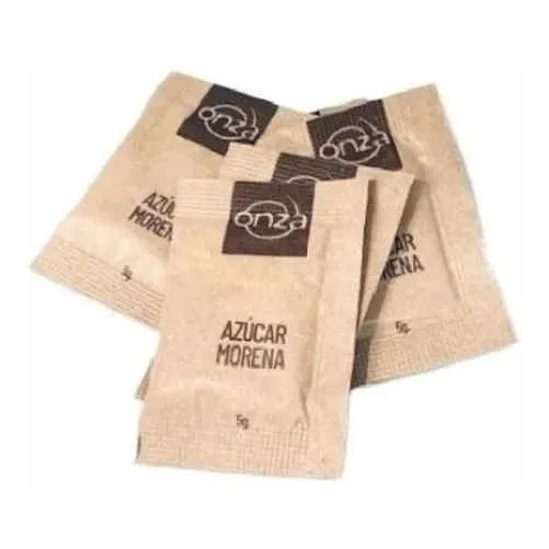 Sachet Azúcar Morena 1000unid 5g C/u
