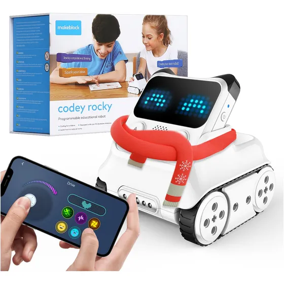 Robô Emo Interativo Makeblock Codey Rocky Kids 6 Anos Ou Mai
