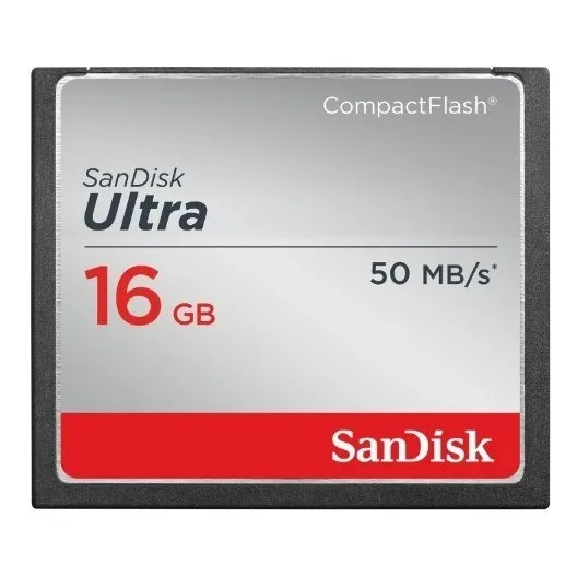 Tarjeta De Memoria Sandisk Ultra 16gb Compactflash Speed ??h