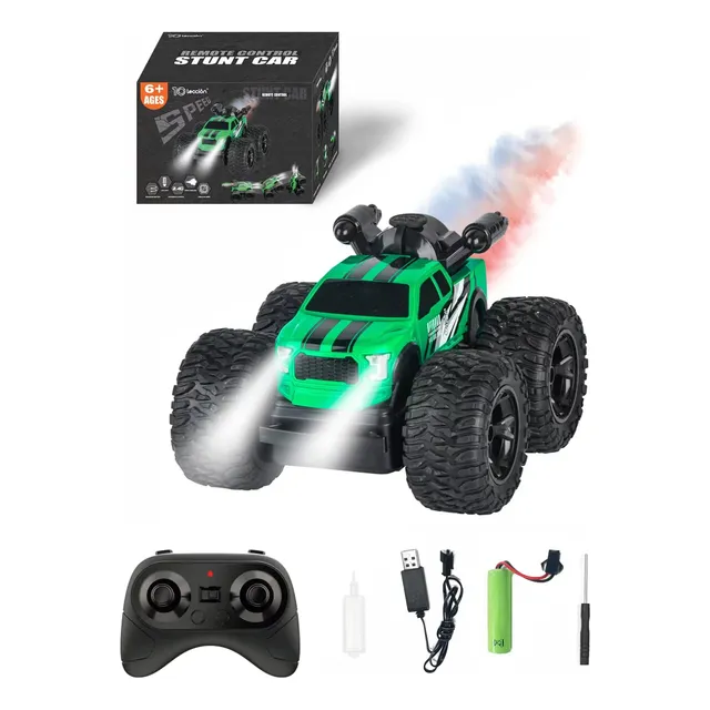 Rc Stunt Car, Rc Trucks 4x4 Offroad, 4wd 360  Flips Toys Gir