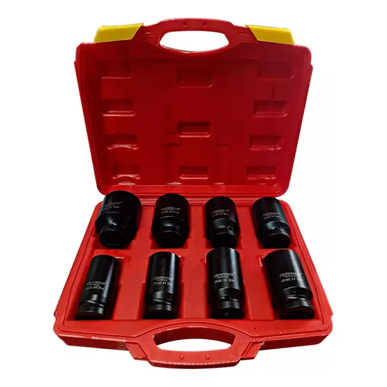 8 Dados Para Pistola De Impacto 3/4 Hexagonal De 27 A 46mm