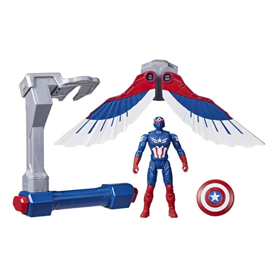 Figura Marvel Vuelo Controlado Capitán América