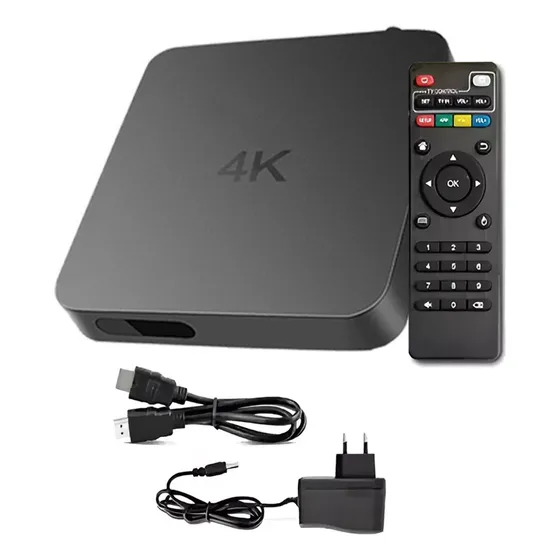 Smart Tv Box 2+8gb 4k Hd Android Transforme Sua Tv Em Smart