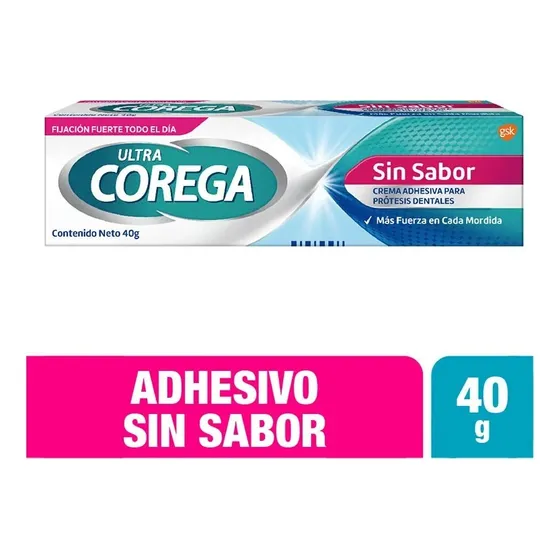 Corega® Adhesiva Sin Sabor Original 40gr