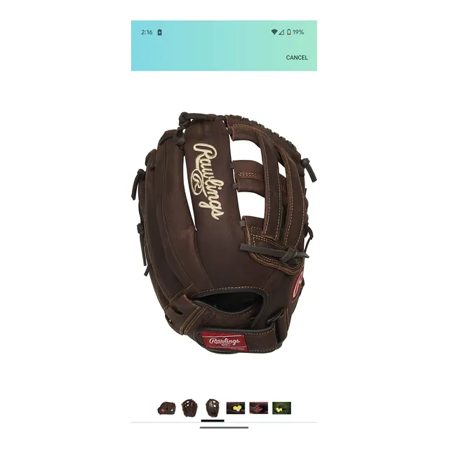 Guante Profesional Rawlings Softbol/beisbol 12.5 Nuevo
