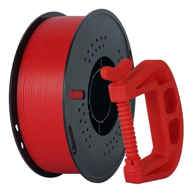 Filamento Abs Kingroon, Precisión +/-0.02, De 1.75 Mm Y 1 Kg Color Rojo