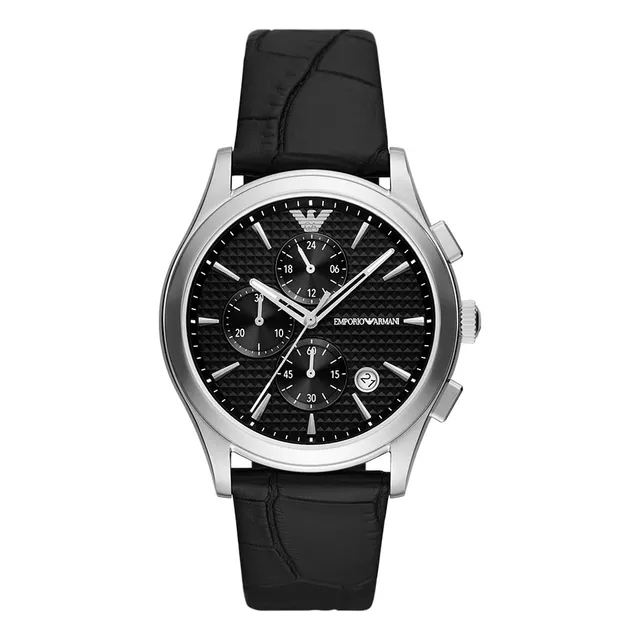 Emporio Armani Hombres Cronógrafo De Acero Inoxidable P9d6e