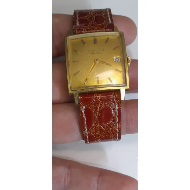 Reloj Movado Kingmatic Automático Caballero Correa D Cuero .