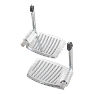 Reposapiés Para Silla De Ruedas Duradero Aluminio Con Poste Reposapiés Para Silla De Ruedas Duradero Aluminio Con Poste