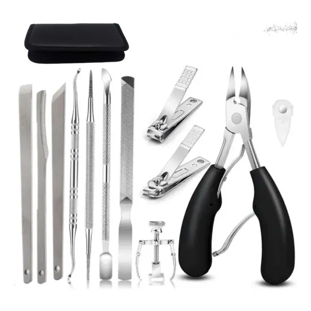 Kit Uñas Gruesas Y Encarnadas Kit Pedicura Podologia 11p