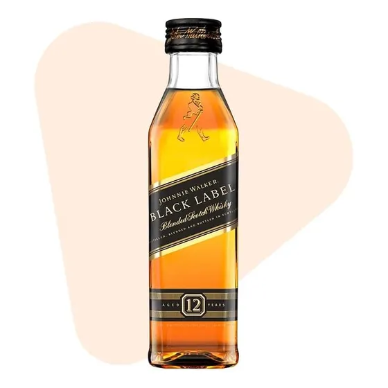 Whisky Escocês Blended Black Label Johnnie Walker Garrafa 50ml