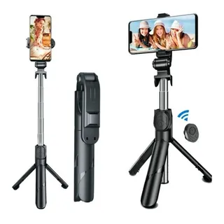 Tripé Celular Bastão Selfie Bluetooth Iunit Xt-02 Cor Preto Tripé Celular Bastão Selfie Bluetooth Iunit Xt-02 Cor Preto