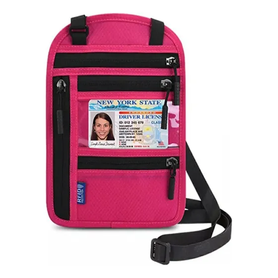 Bolso Pasaporte Celular Portadocumentos Ultraligero Rfid