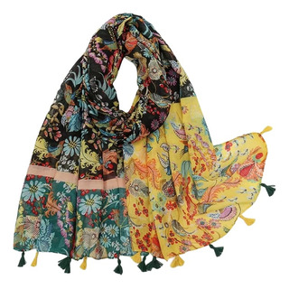 Lenço Feminino Viscose Macio Primavera Encantada 190 X 90cm Lenço Feminino Viscose Macio Primavera Encantada 190 X 90cm