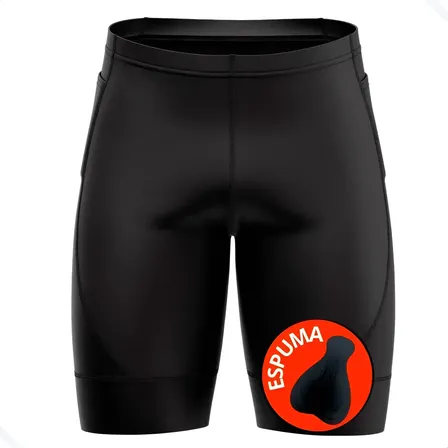 Bermuda Ciclismo Masculino Shorts Ciclismo Com Forro Espuma