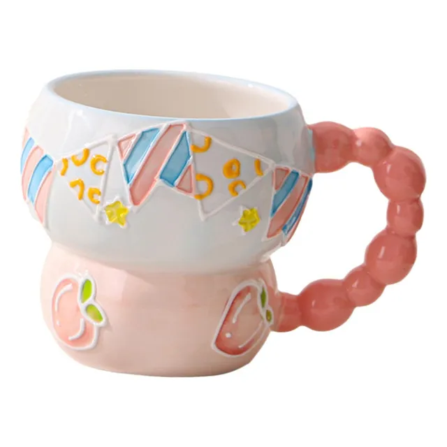 Cc Taza De Café De, Taza De Cereales En Relieve Para Mujer,