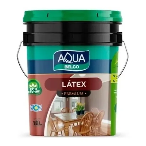 Pintura Lavable  Int-ext   Aqua Plus 18 Lts Blanca F R