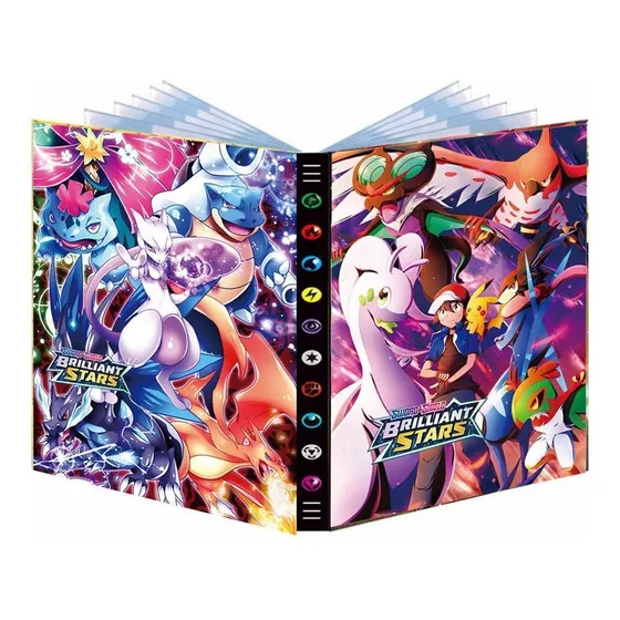 Pasta Album Para Guardar Cartas Pokemon Para Até 540 Cards