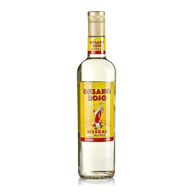 Mezcal Gusano Rojo Con Gusano 1000 Ml.*