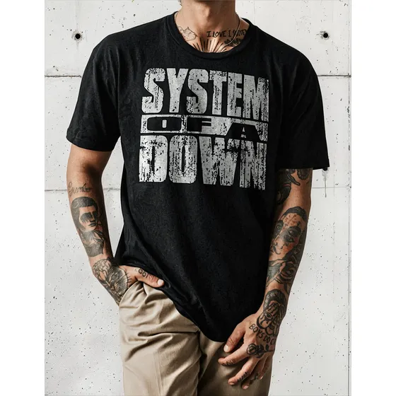 Polo Personalizado Con Motivo Banda System Of A Down 001