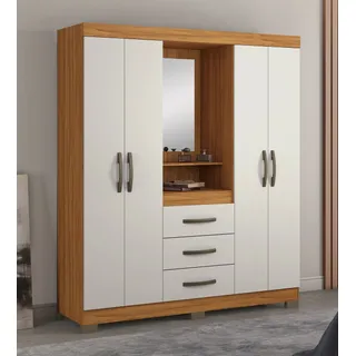 Guarda Roupa Casal 4 Portas Roupeiro Com Espelho E Gavetas Guarda Roupa Casal 4 Portas Roupeiro Com Espelho E Gavetas