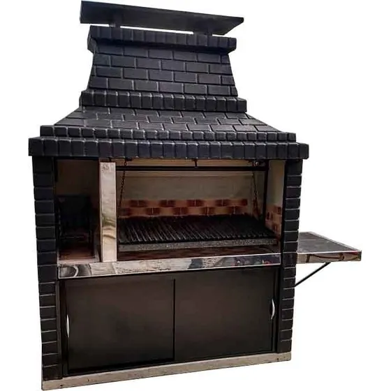 Parrilla Alonso Premoldeada Ladrillo 1.65m.