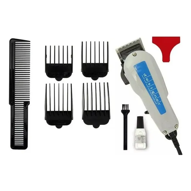 Maquina Peluquería Profesional Kit 9 Piezas Corte De Cabello