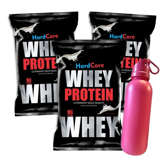 3k De Whey Protein Proteína Hardcore Wpc Promo!