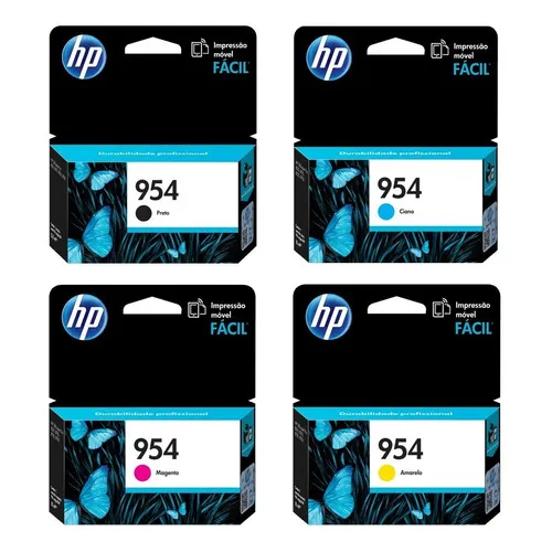 Cartuchos De Tinta Hp 954 (negro, Cian, Amarillo, Magenta
