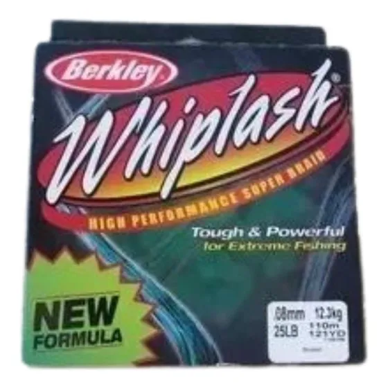 Linha Multifilamento Berkley Whiplash 25lbs 0.08mm 110mts