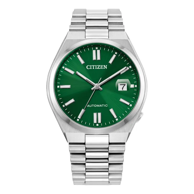 Reloj Deportivo Tsuyosa Automático Hombre, Plata-tone 2ng3j