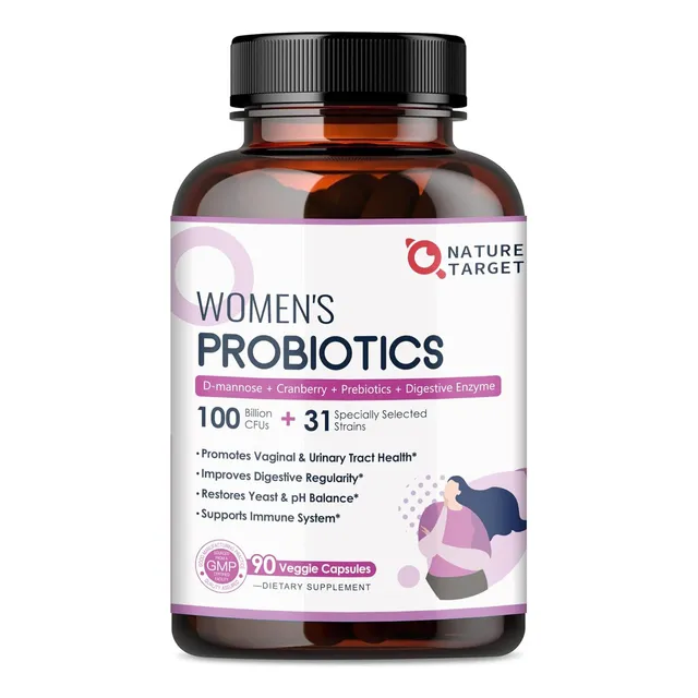 Probioticos Vaginales En Pastillas Con Prebioticos & Inulina Sabor Sin Sabor