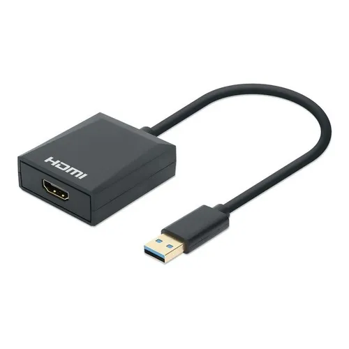 Adaptador Usb A Hdmi Manhattan 153690, 1080p@60hz, Negro