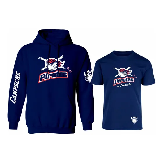 Kit De Sudadera + Playera Modelo Piratas De Campeche