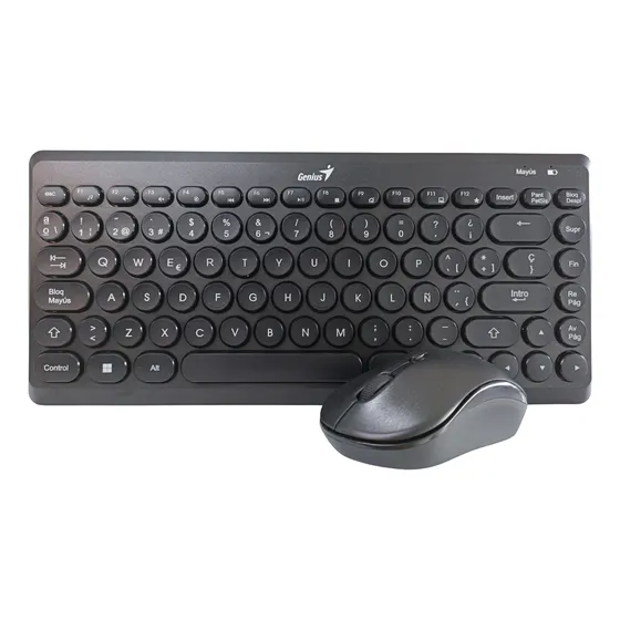 Combo Teclado Mouse Inalambrico Genius Q8000 Mini 2.4ghz