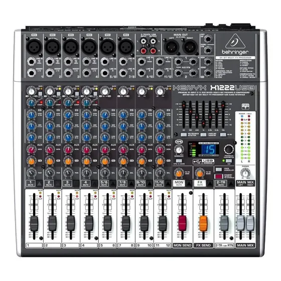 Consola Behringer X1222USB Xenyx de mezcla | Cuotas sin interés