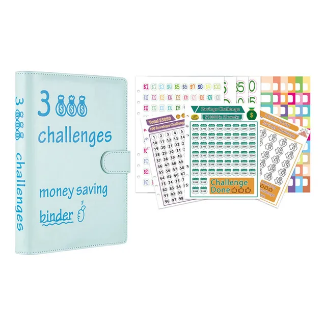 P6100 Envelopes Challenge Binder Savings Challenges Book Mon