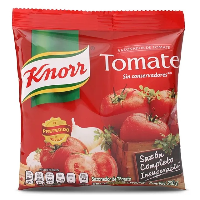 Sazonador Knorr Tomate En Bolsa 200 Gr