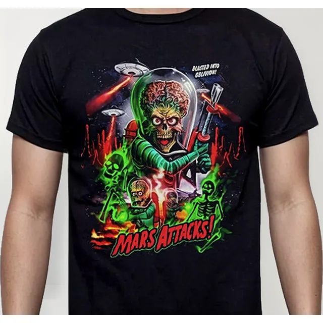 Mars Attack - Serigrafía - Peliculas De Culto - Polera- Cyco