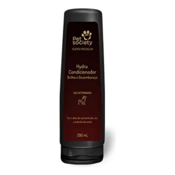 Condicionador Pet Society Brilho Desembaraço Cão Gato 290ml