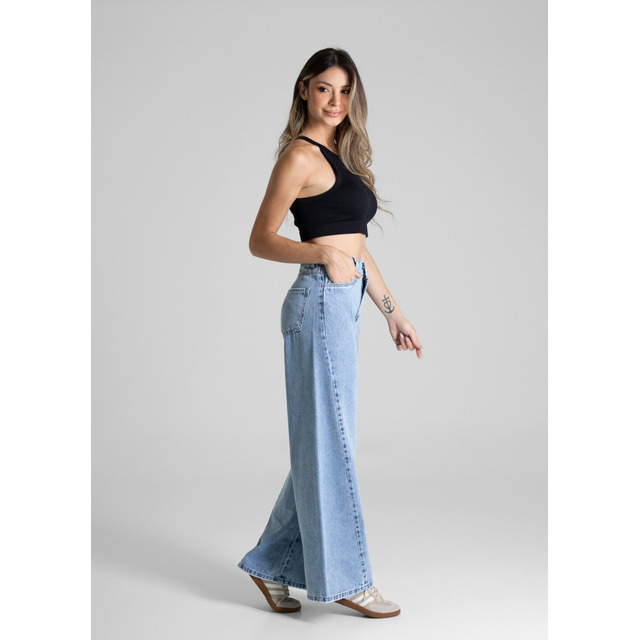 Calca Jeans Sawary Wide Leg_281018
